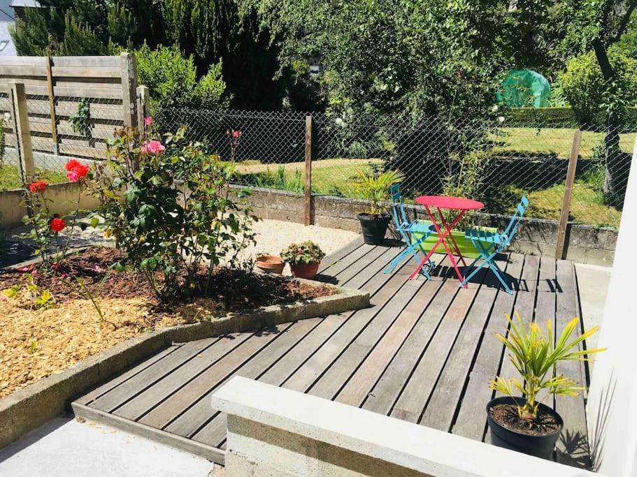 Logement Independant,Calme A 2 Pas Du Centre Ville Lannion Luaran gambar