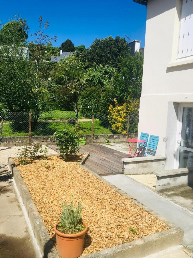 Logement Independant,Calme A 2 Pas Du Centre Ville Lannion Luaran gambar